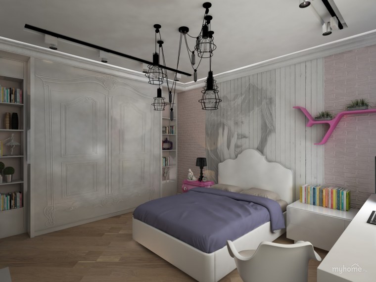 Проекты комнат для подростков девочек