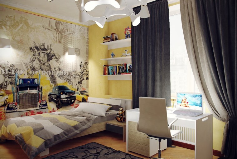 Интерьер детской комнаты для мальчика