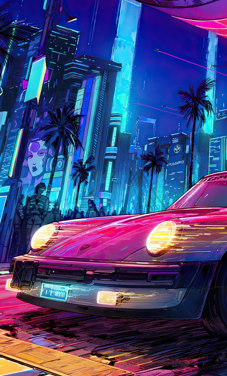 Найт Сити Cyberpunk 2077