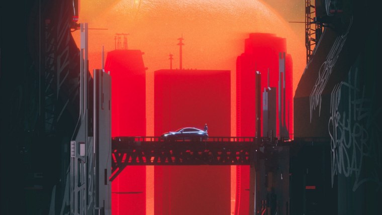 Киберпанк фон