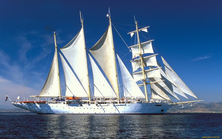 Парусный баркентина Альфа