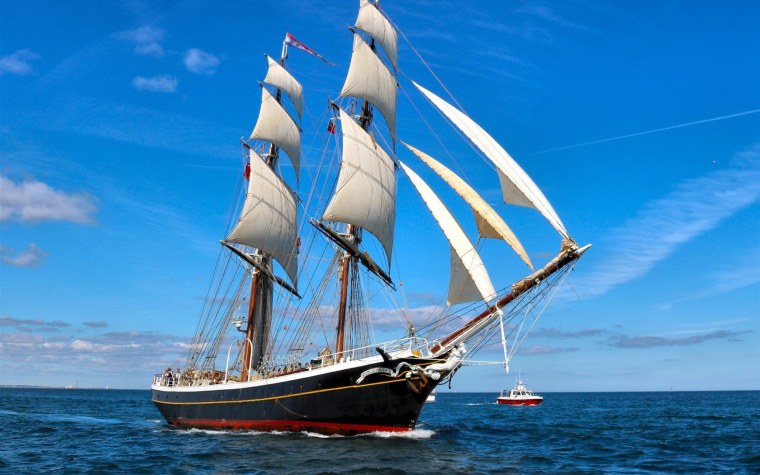 Баркентина корабль парусный