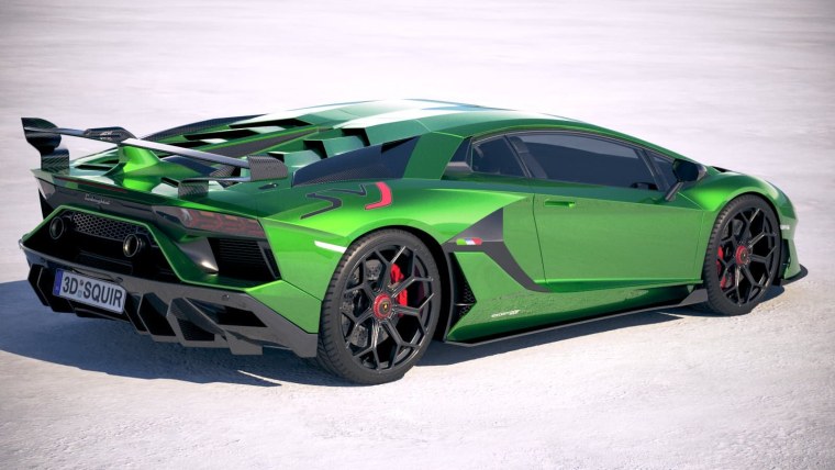 Lamborghini Aventador SVJ Green