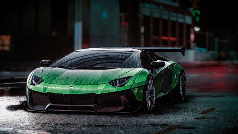 Lamborghini Aventador SVJ Green