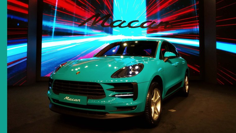 Порше Макан 2020 фиолетовый