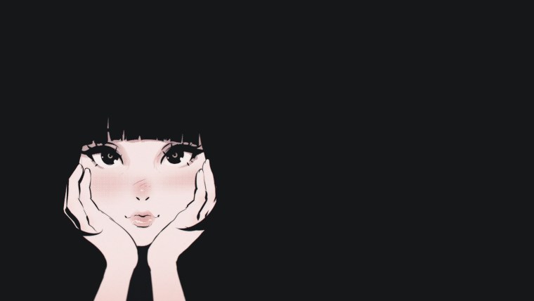 Лицо девушки Минимализм