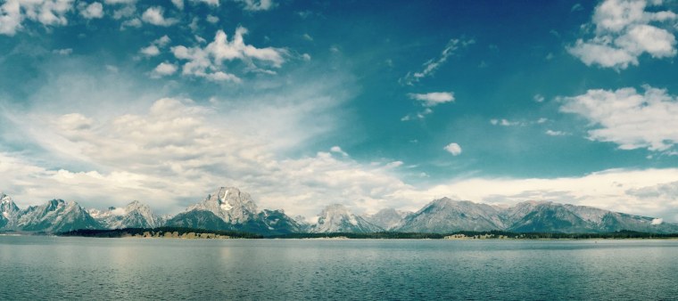 Красивая зимняя панорама