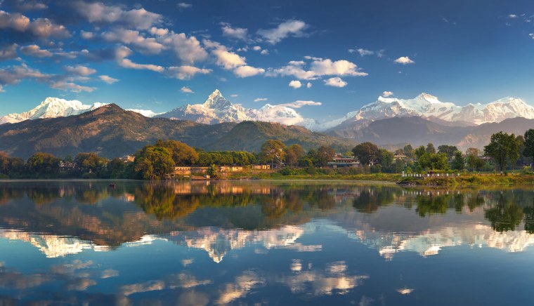 Горы панорама высокого разрешения