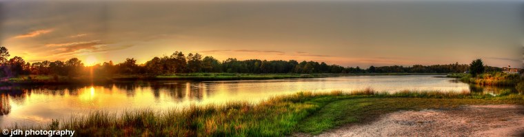 Красивый панорамный пейзаж