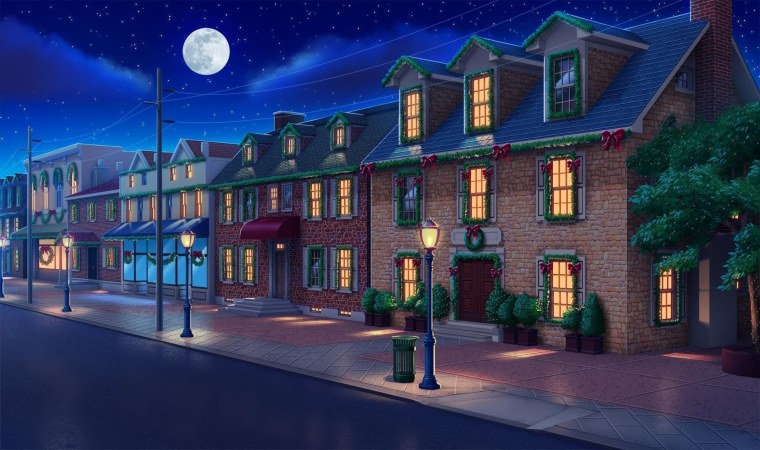 Ночь дом улица