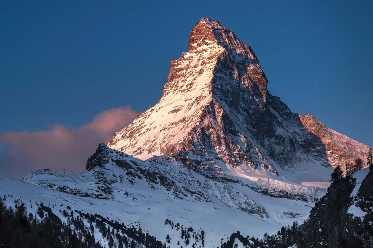 Matterhorn гора в Швейцарии