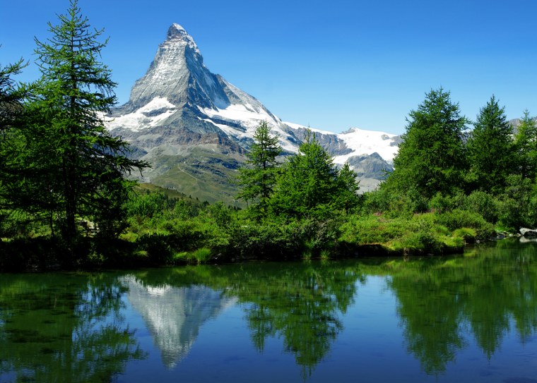 Гора Маттерхорн в Швейцарии