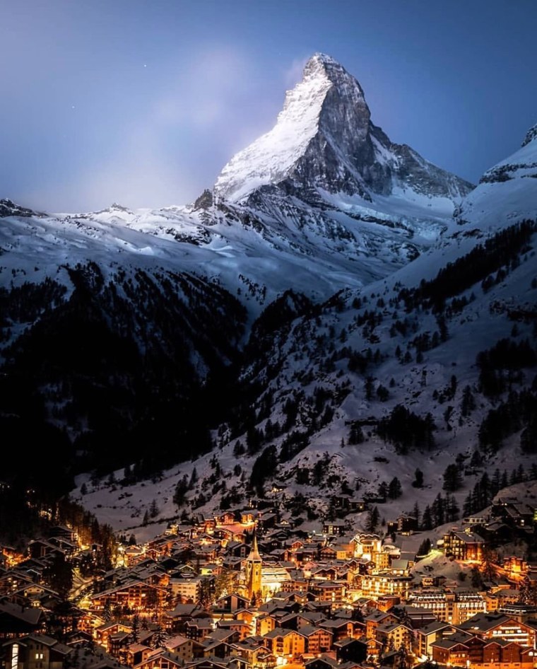 Альпы Швейцария гора Matterhorn
