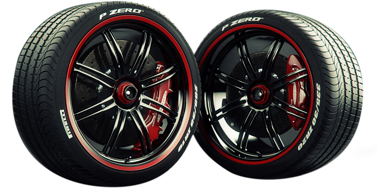 Колесо обозрения вид сбоку