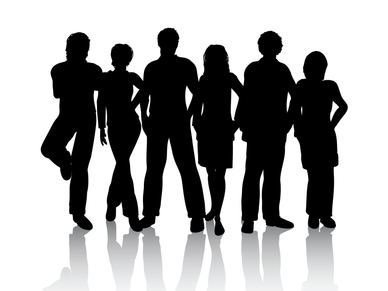 Молодежь силуэт