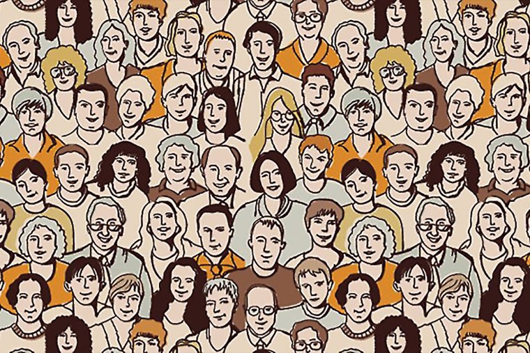 Человек на фоне