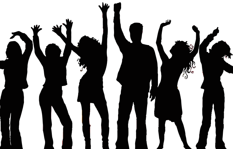 Вечеринка силуэт