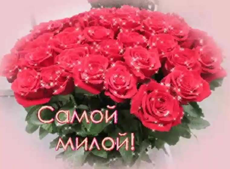 Розы для самой красивой девушки