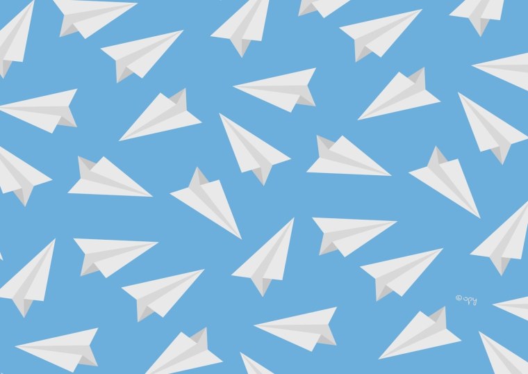 Бумажные самолетики фон
