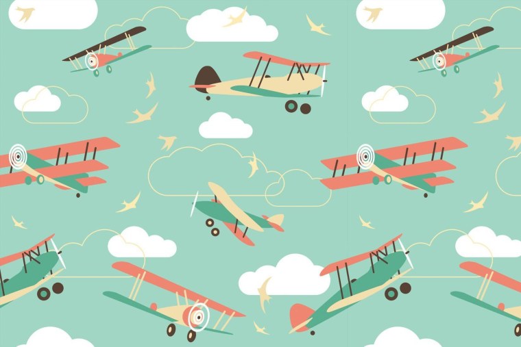 Фон самолетики