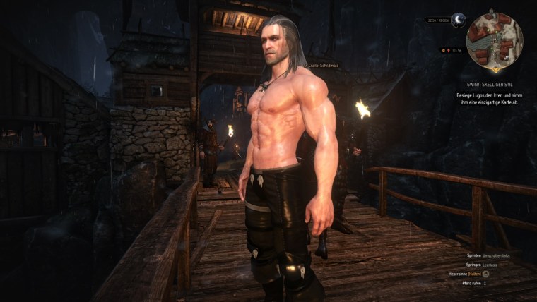 Геральт из Ривии тело Ведьмак 1