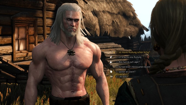 Геральт из Ривии тело