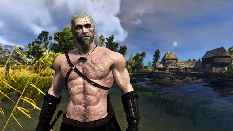 Геральт из Ривии тело Ведьмак 1