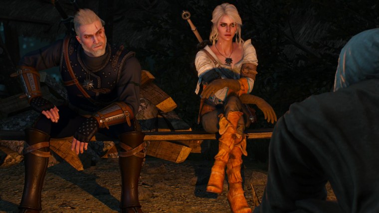 Ведьмак 3 Дикая охота Геральт и Цири