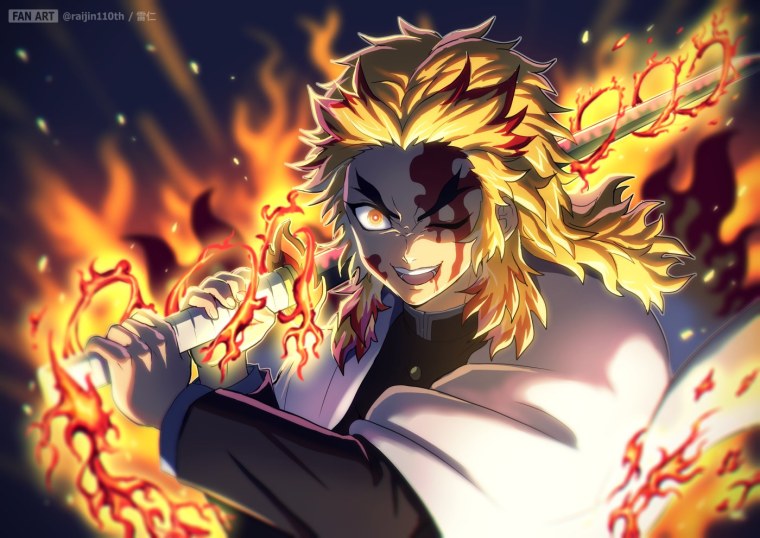 Клинок рассекающий демонов Ренгоку Кёджиро