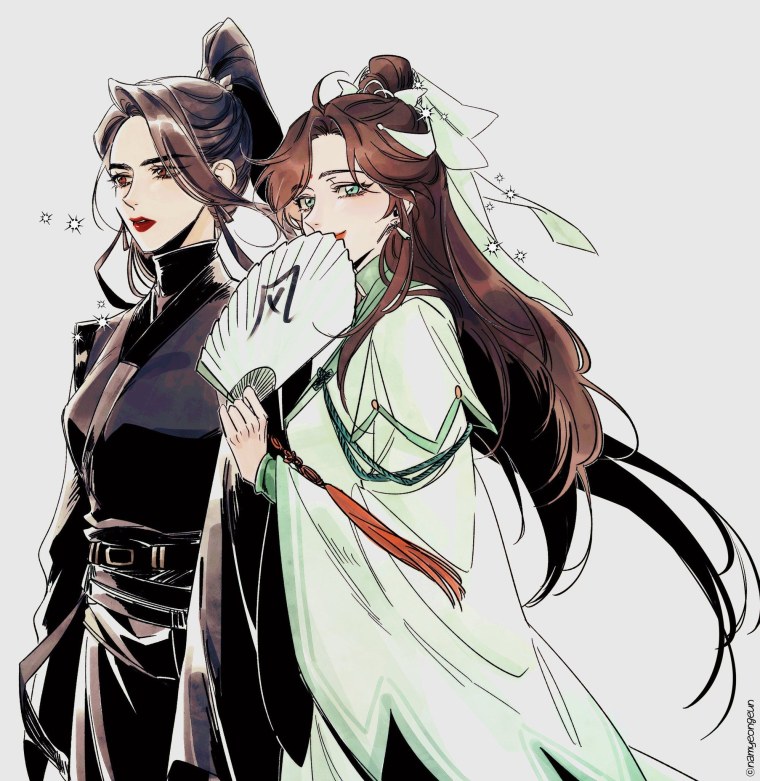 Безликий бай/ се Лянь арт