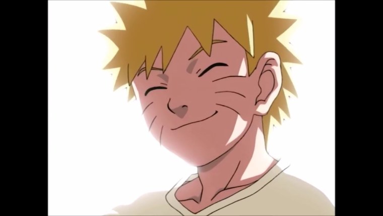 Наруто маленький улыбается