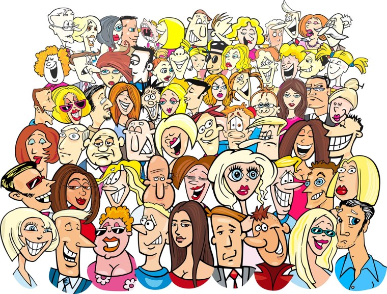 Разные люди мультяшные