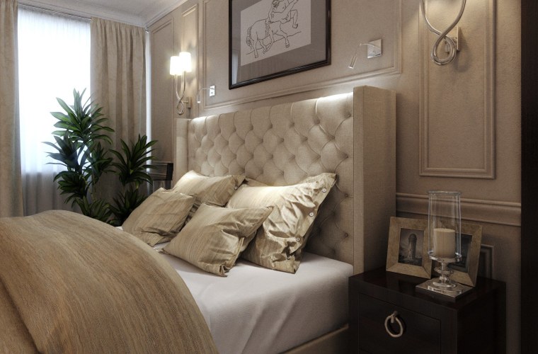 Надпись на стене в спальне