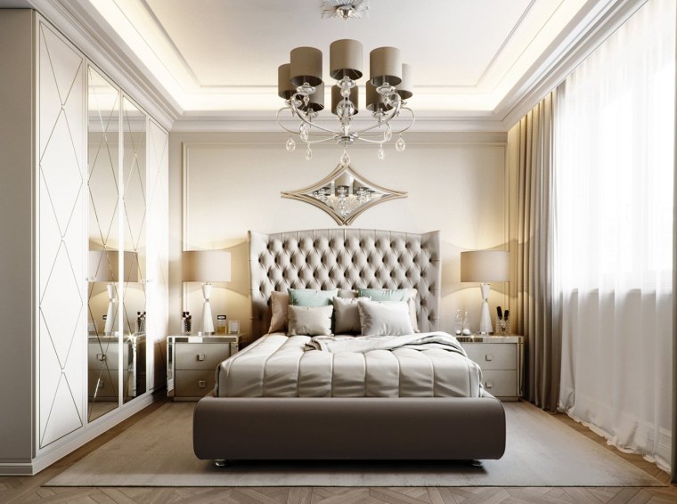 Спальня в современном американсокмстиле