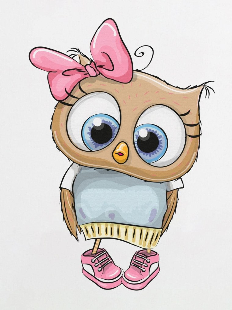 Совушки мультяшные