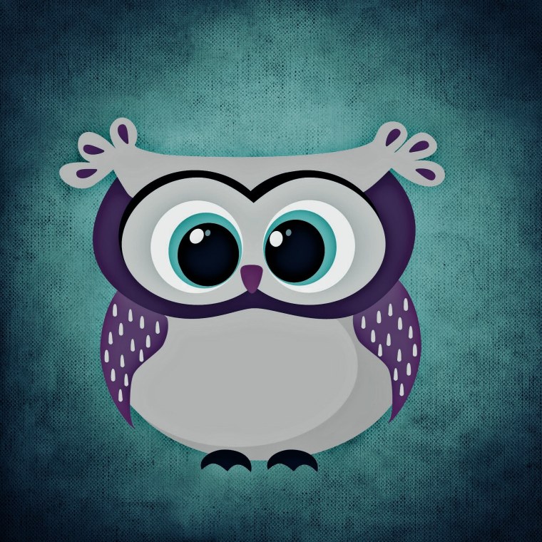 Сова мультяшная