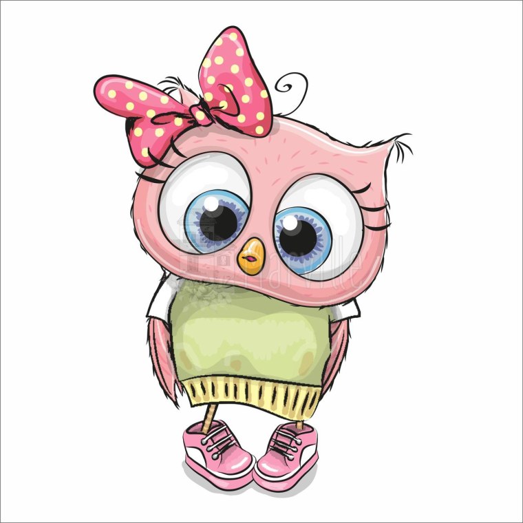 Совушки мультяшные