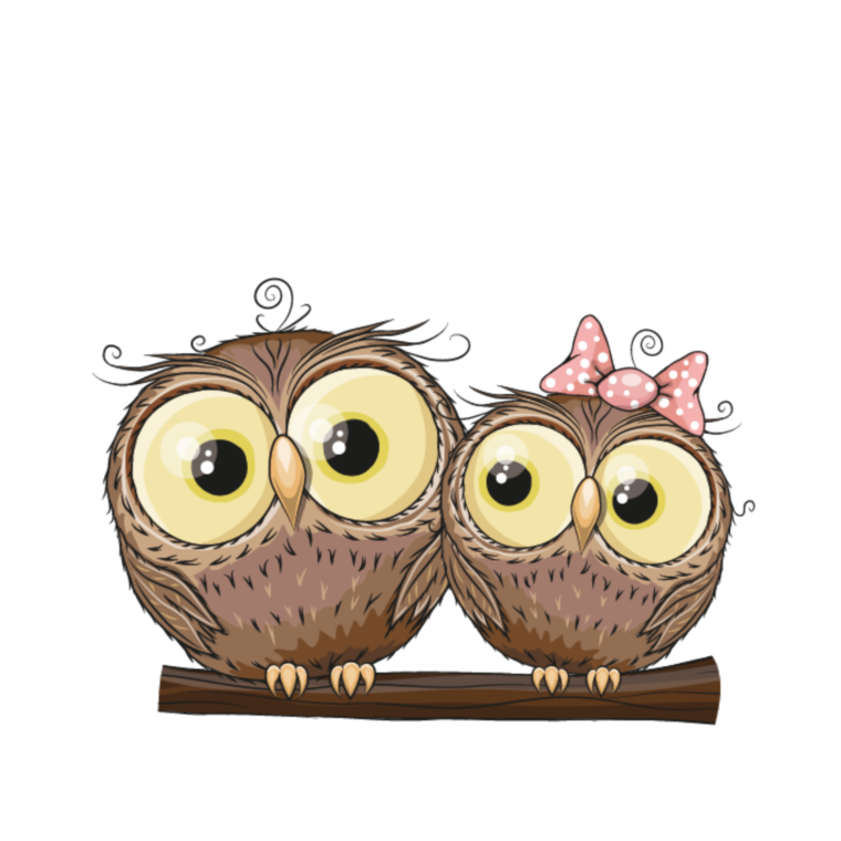 Совы мультяшные