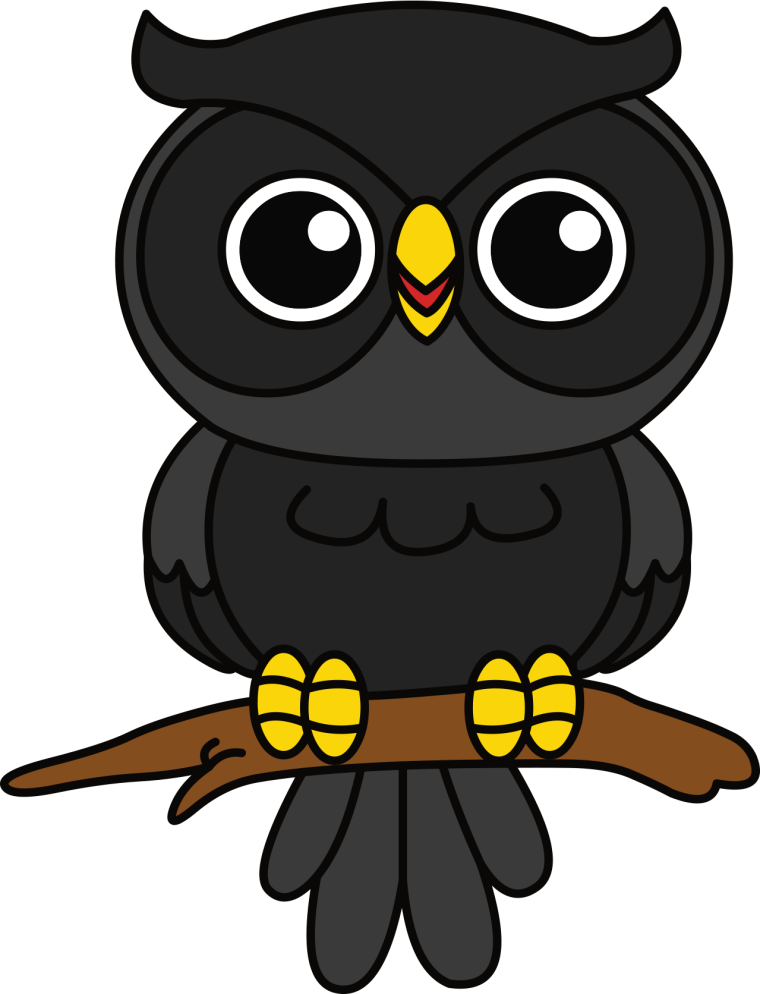 Сова мультяшная