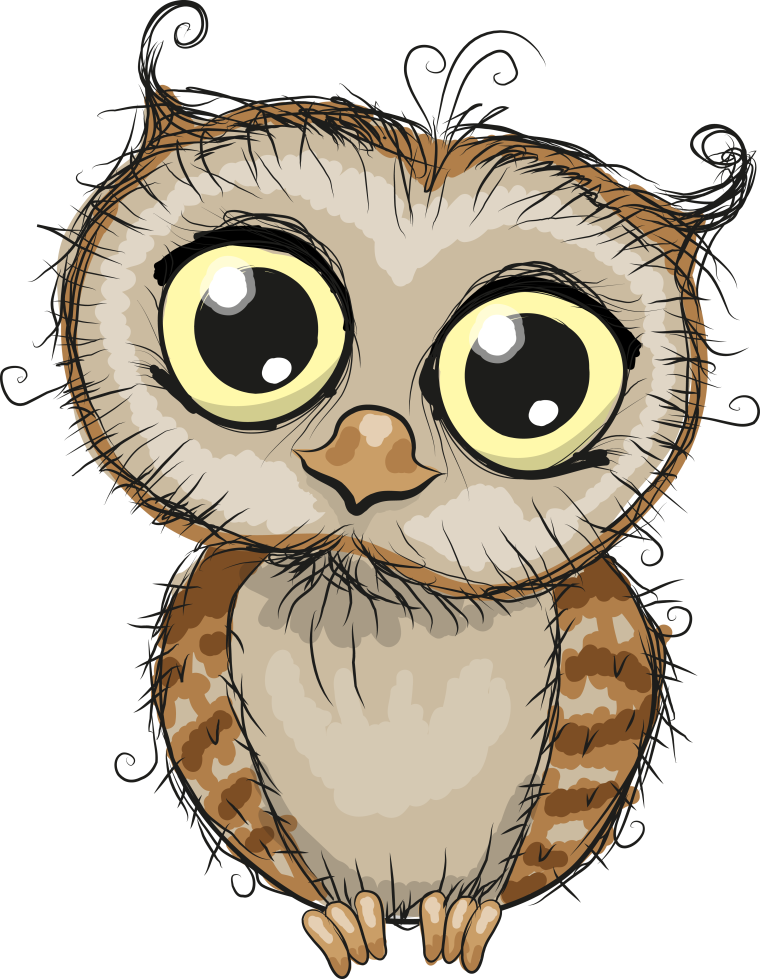 Сова мультяшный