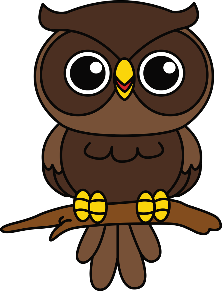 Совенок мультяшный