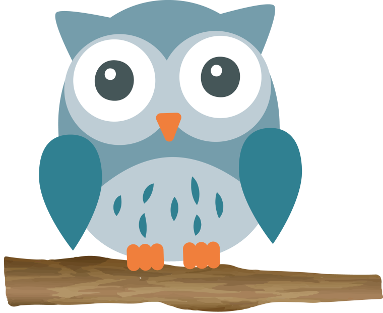 Сова мультяшная