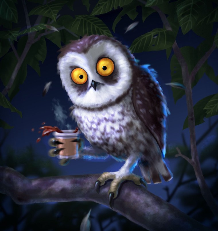 Совенок мультяшный