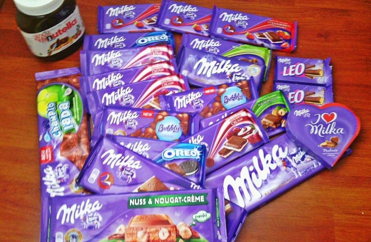 Шоколадки с лицами девушек