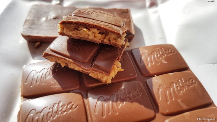Сладости шоколад Милка