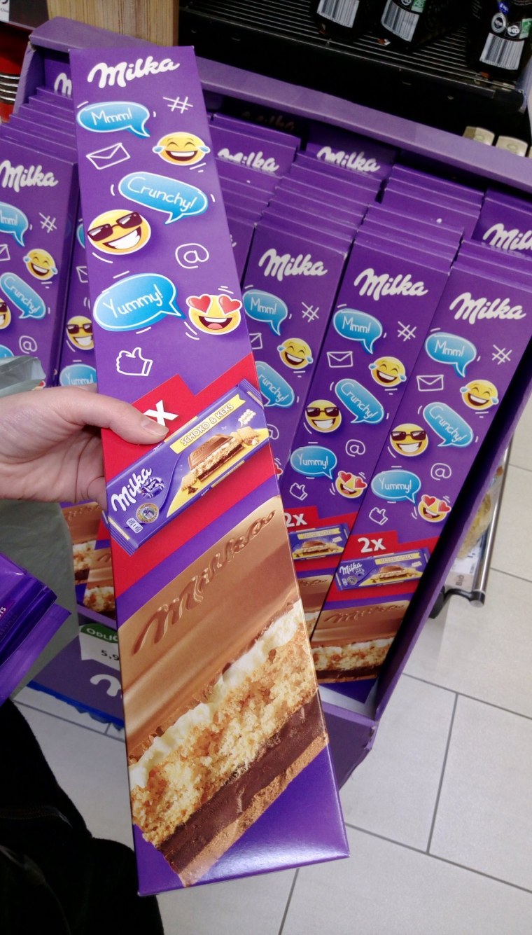 Милка шоколад много