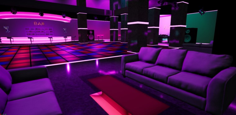 Пустой зал клуба