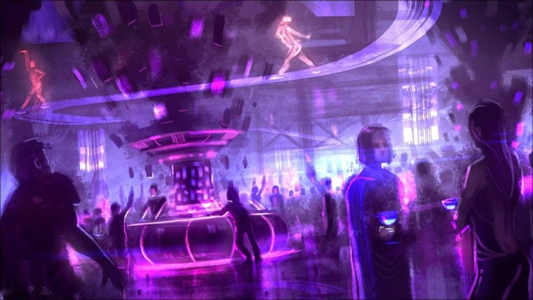 Танцы в клубе