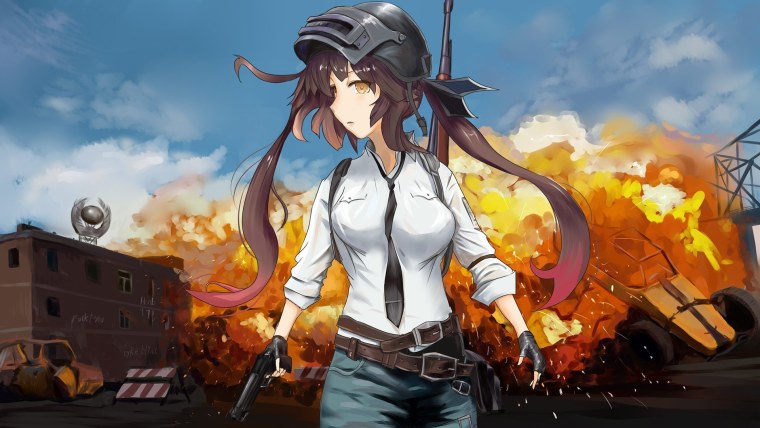 ПУБГ арт аниме