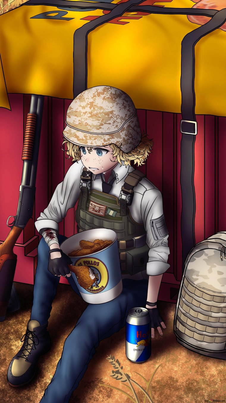 ПУБГ В стиле аниме